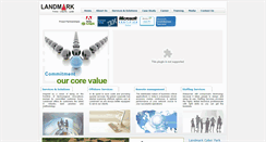 Desktop Screenshot of landmark-technologies.com